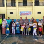 Upaya Satlantas Polres Pringsewu Bentuk Kesadaran Anak-anak lewat Lomba Mewarnai