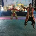 Kabupaten Tanggamus Menampilkan Tarian Kahaja Baniting Di Acara Malam Kebudayaan Pekan Raya Lampung
