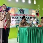 Ketua Sako Pramuka Maarif NU Lampung Jihan Nurlela Buka Muscab Pringsewu,Kak Sulaiman Terpilih Jadi Ketua