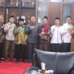 Drs. Nukman, MM., menerima kunjungan dari rombongan Pengurus Cabang Nahdlatul Ulama (PCNU) kabupaten Lampung Barat